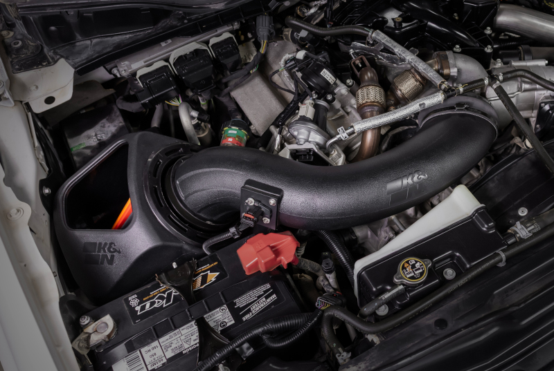 Ford F350 Performance Air Intake - K&N Engineering - NextGen Diesel Dryflow - `17-`19